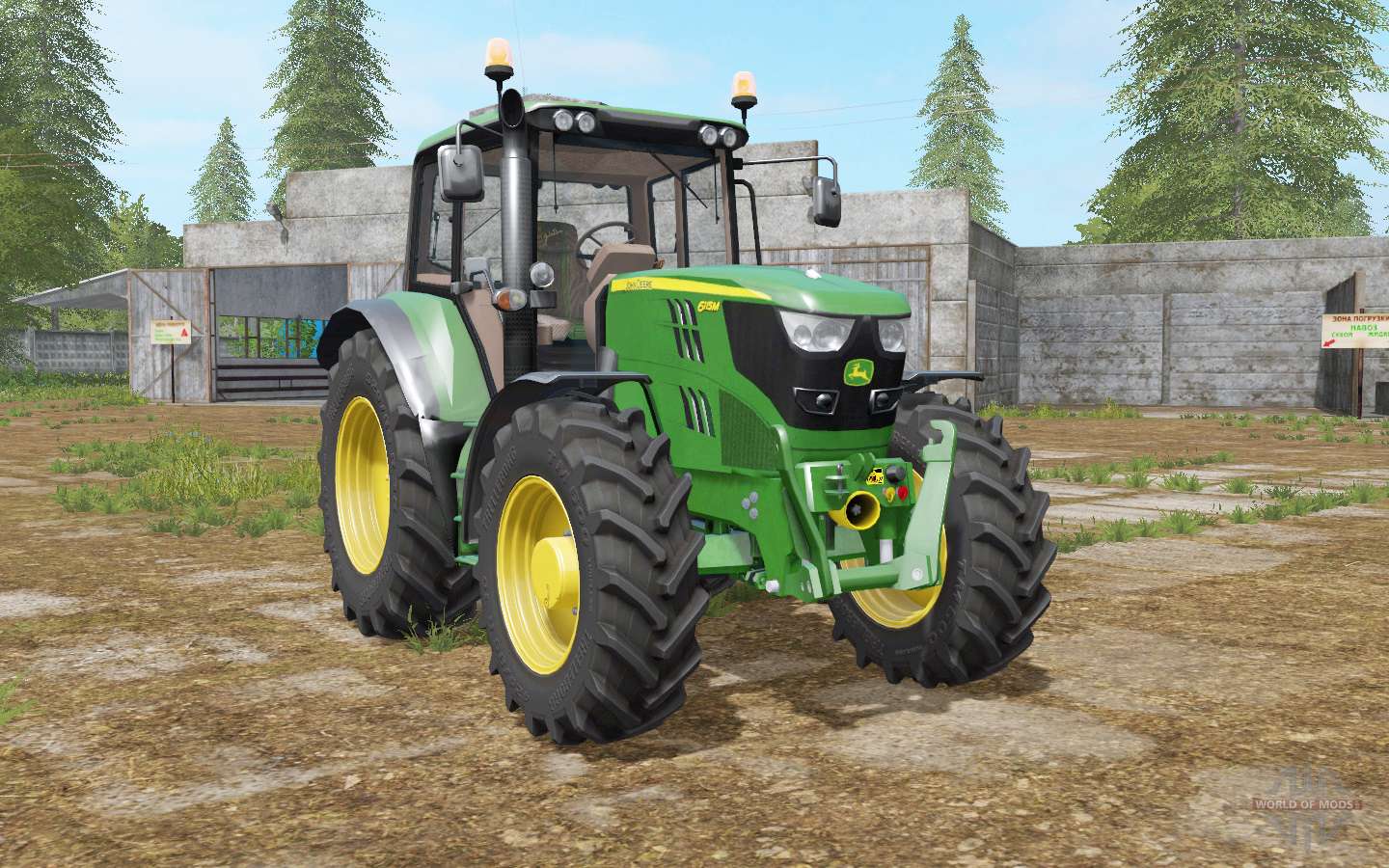 John Deere 6115m North Texas Green For Farming Simulator 2017 7500