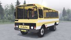 PAZ-3205 v1.2 yellow color for Spin Tires