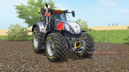 New Holland T7.290 Red Rikiᶒ for Farming Simulator 2017