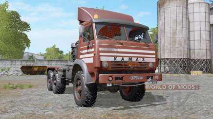 KamAZ-44108 moderately red for Farming Simulator 2017