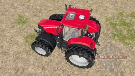Case IH tractors with added Row Crop wheels for Farming Simulator 2017