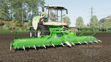 Krone BiG X 1180 can attach dollys for Farming Simulator 2017
