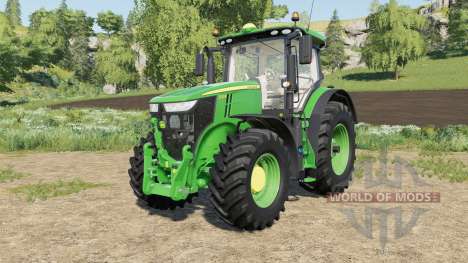 John Deere 7R-series added new front rims for Farming Simulator 2017