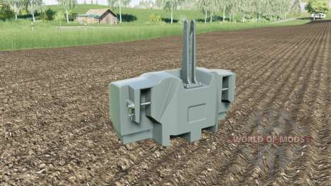 Fendt weight 10000 kg. for Farming Simulator 2017