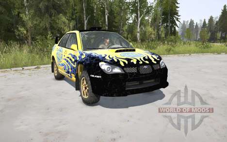Subaru Impreza WRX STi Rallycar for Spintires MudRunner