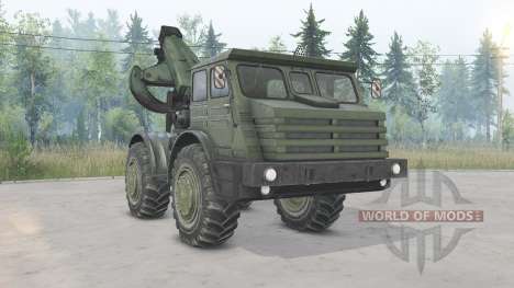MoAZ-74111 4x4 for Spin Tires