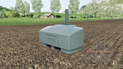 Fendt weight 10000 kg. for Farming Simulator 2017