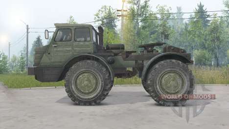 MoAZ-74111 4x4 for Spin Tires