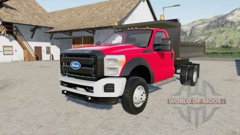 Ford F-550 dump truck for Farming Simulator 2017