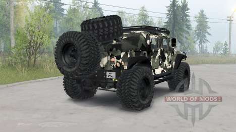 HMMWV M-1025 for Spin Tires