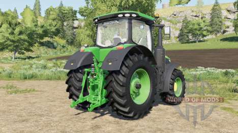 John Deere 7R-series added new front rims for Farming Simulator 2017