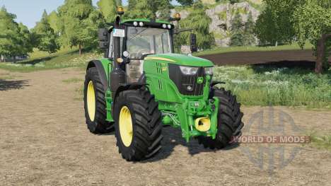 John Deere 6M-series front hydraulics installed for Farming Simulator 2017