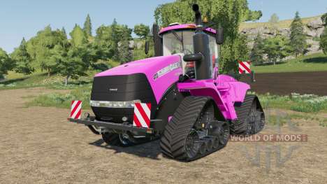 Case IH Steiger Quadtrac in color pink for Farming Simulator 2017