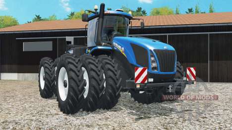 New Holland T9.565 triple row crop for Farming Simulator 2015