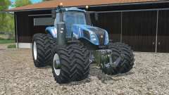 New Holland T8.320 added dual wheels for Farming Simulator 2015