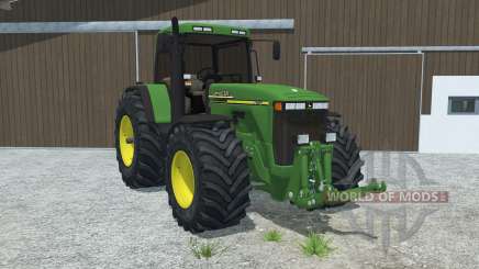 John Deere 8110 left door opens for Farming Simulator 2013