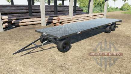 Fliegl DPW 180 with 11 tension belts for Farming Simulator 2017