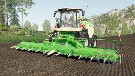 Krone BiG X 1180 use spherical trailers for Farming Simulator 2017