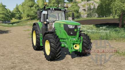 John Deere 6M-series front hydraulics installed for Farming Simulator 2017