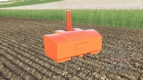 Fendt weight 2800 kg. for Farming Simulator 2017