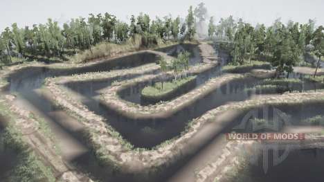 The swamp mud for Spintires MudRunner
