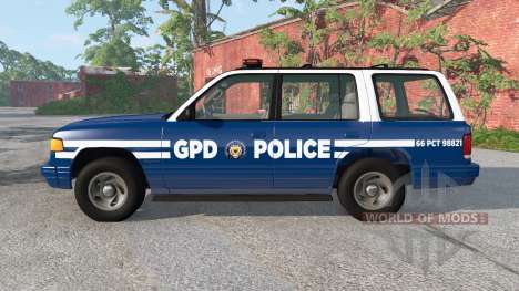 Gavril Roamer Gotham City Police Department for BeamNG Drive