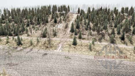 The village and the Ural mountains 2 for Spintires MudRunner