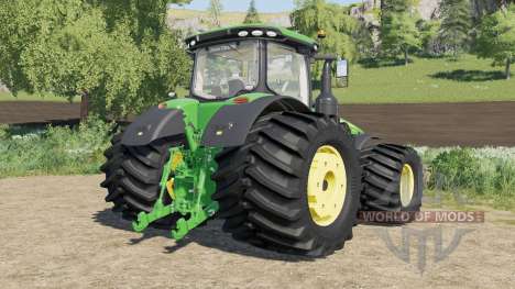 John Deere 8R-series wide tire options for Farming Simulator 2017