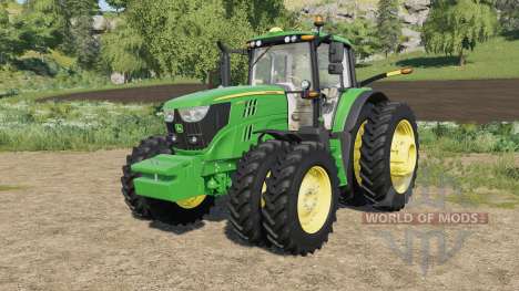 John Deere 6M-series 8 wheels configurations for Farming Simulator 2017