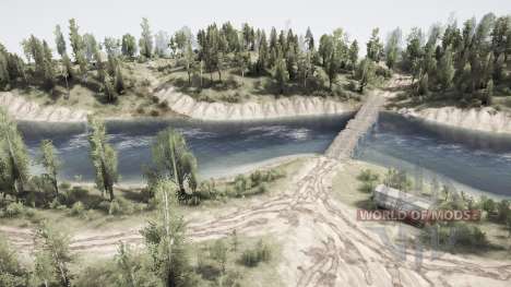 Beyond the forest - the river for Spintires MudRunner