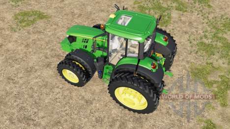 John Deere 6M-series 8 wheels configurations for Farming Simulator 2017