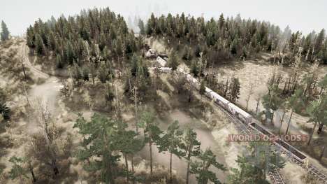 Baltic - train Wreck for Spintires MudRunner