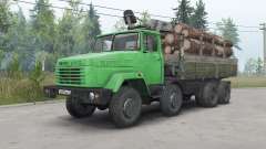 KrAZ-7133Н4 for Spin Tires