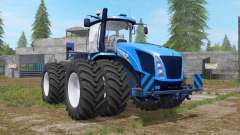 New Holland T9 multicolor with drilling tires for Farming Simulator 2017