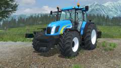 New Holland TL100A vivid cerulean for Farming Simulator 2013