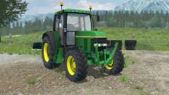 John Deere 6100 with weight for Farming Simulator 2013