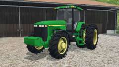 John Deere 8400 dual rear wheels for Farming Simulator 2015