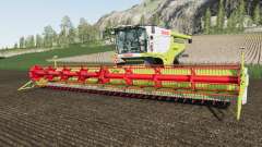 Claas Lexion 700 added warning sings with lights for Farming Simulator 2017