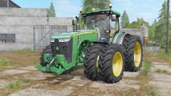 John Deere 8320R&8370R double wheels for Farming Simulator 2017