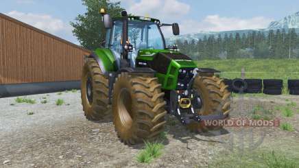 Deutz-Fahr 7250 TTV Agrotron dirt texture for Farming Simulator 2013
