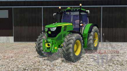 John Deere 6170R opening door and rear window for Farming Simulator 2015