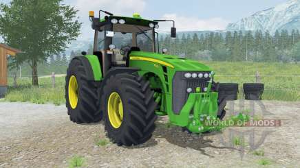 John Deere 8530 dynamic animations of smoke for Farming Simulator 2013