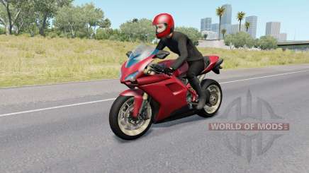 Motorcycle Traffic Pack v3.8 for American Truck Simulator