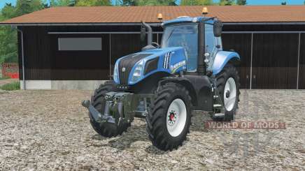 New Holland T8.320 single row wheels for Farming Simulator 2015