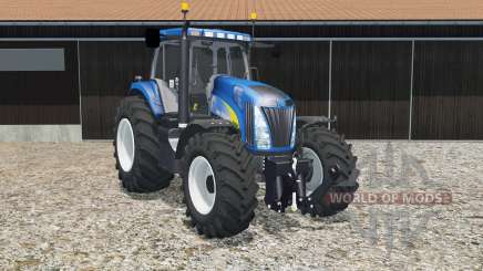 New Holland T8020 science blue for Farming Simulator 2015