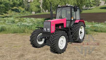 MTZ-1221 Belarus with the selection of wheels for Farming Simulator 2017