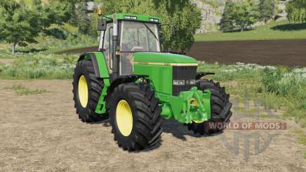 John Deere 7010 various wheel configurations for Farming Simulator 2017