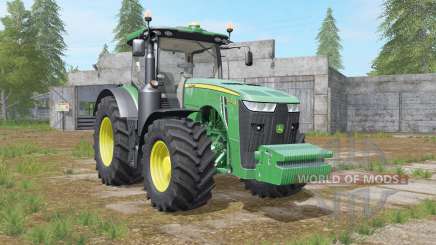 John Deere 8R-series revamped dirt textures for Farming Simulator 2017