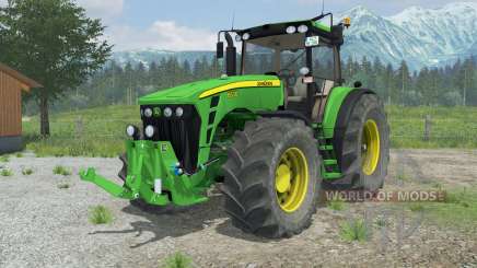 John Deere 8530 suspension axis wheel steering for Farming Simulator 2013