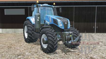 New Holland T8.320 new rear wheels for Farming Simulator 2015